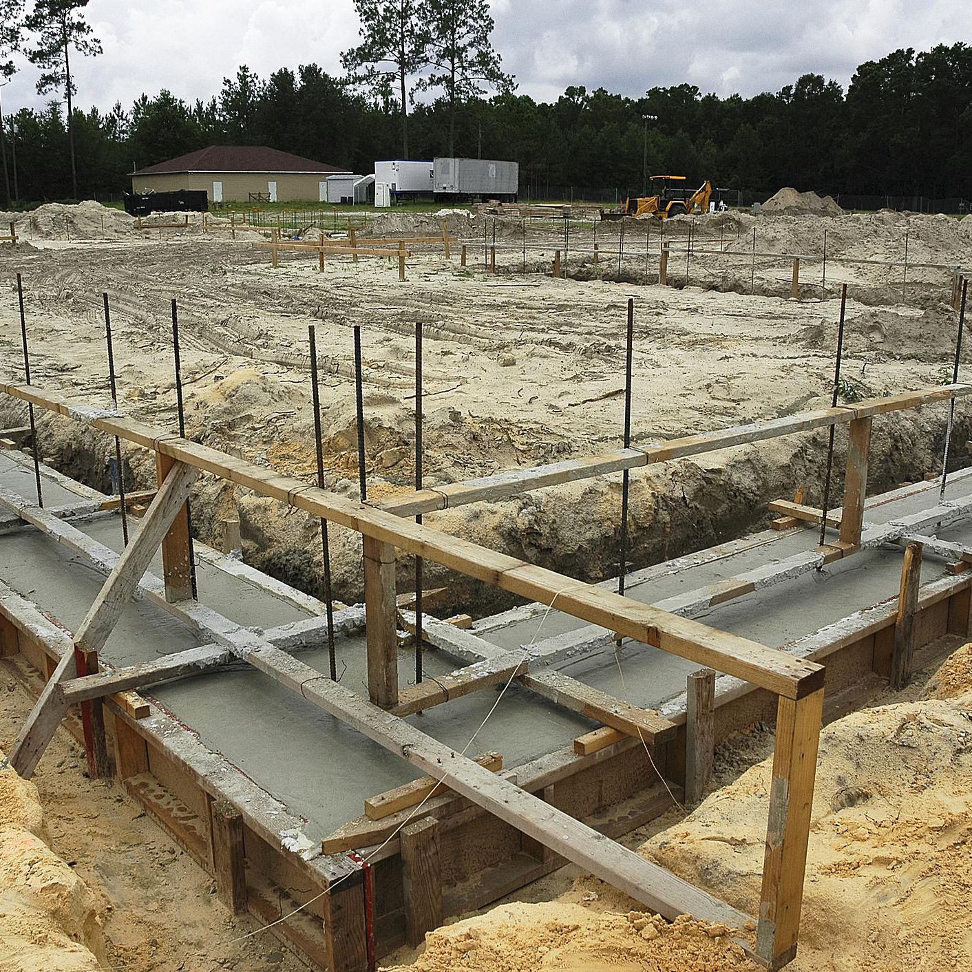 concrete footings